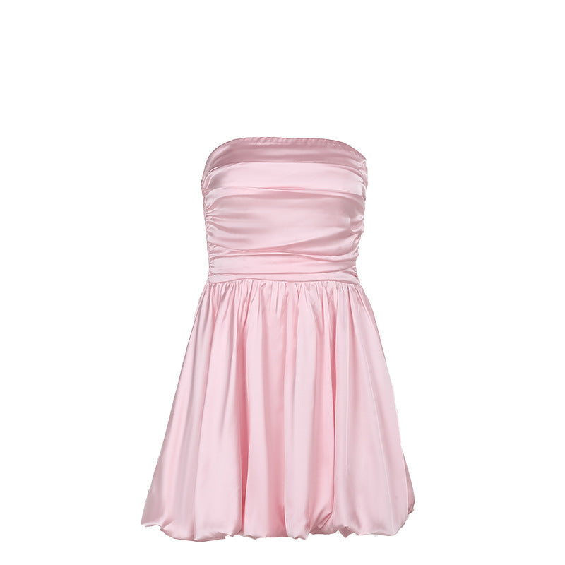 Robe bustier femme mode sans bretelles