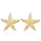 Bijoux Simples Cloutés Style Shanghai Boucles d'oreilles Exagérées pour Femmes
