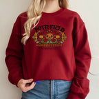 Sweat-shirts d'Halloween à imprimé citrouille pour femmes