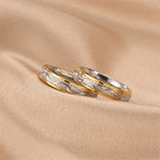 Titanium Steel Couple Rings For Women Non-fading Korean-style Minimalist Design