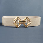 Décoration de joint de taille large pour femme avec ceinture élastique