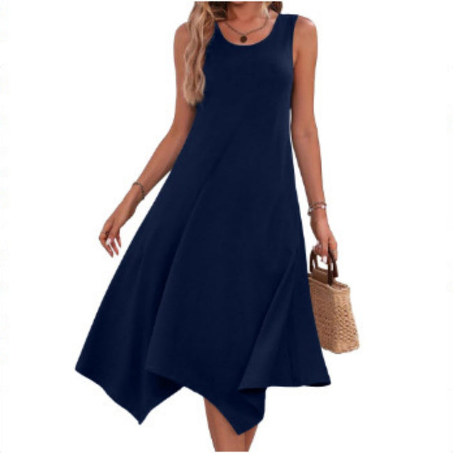 Robe oversize imprimée longue ou mi-longue Hover Image