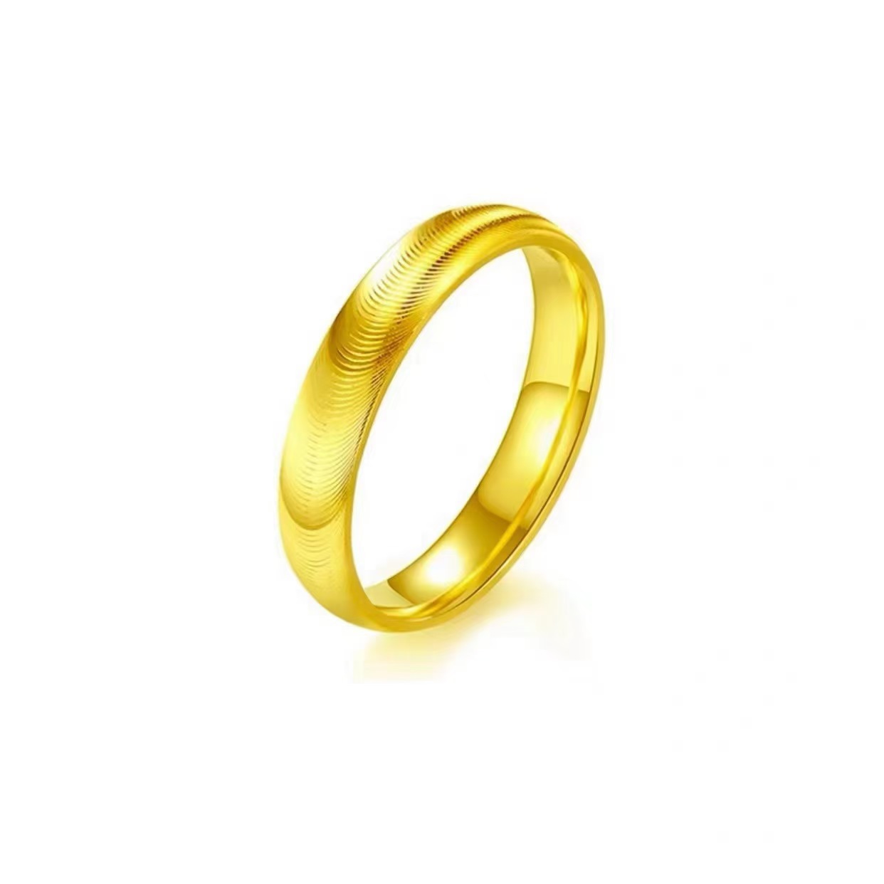Bagues de couple simples et élégantes