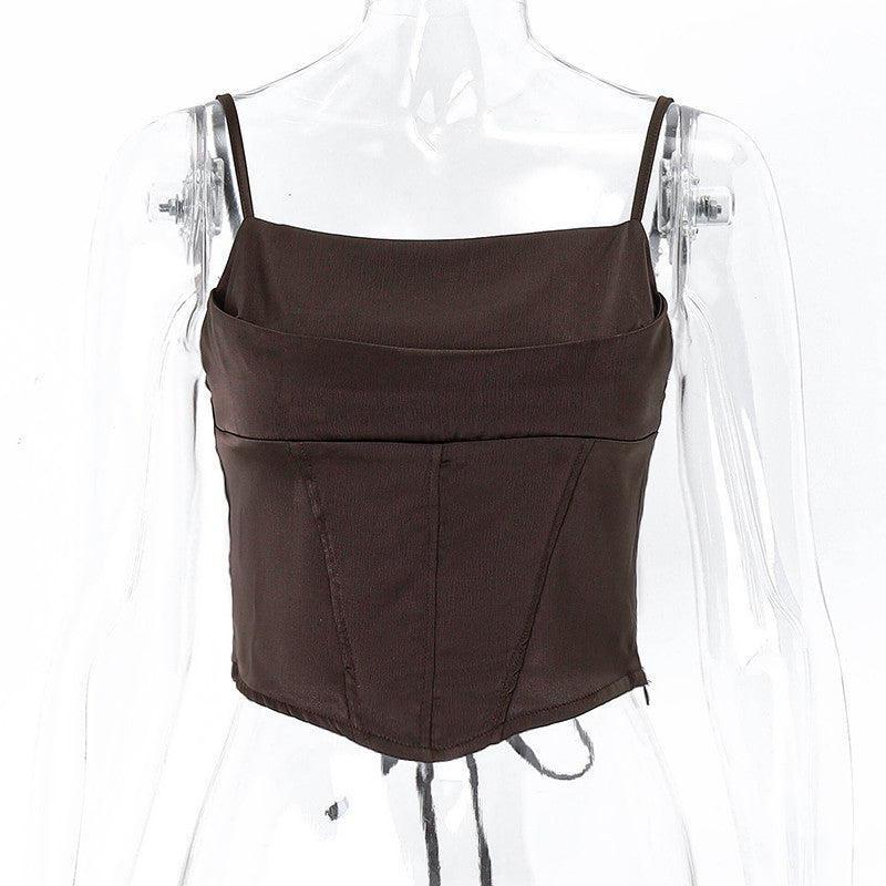 Bretelles de mode et gilet de corps pour femmes