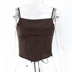Bretelles de mode et gilet de corps pour femmes