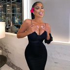 Robe fourreau moulante bustier pour femme