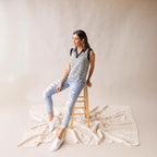European And American Spring And Summer Leisure Fashion Holes High Waist Jeans For Women