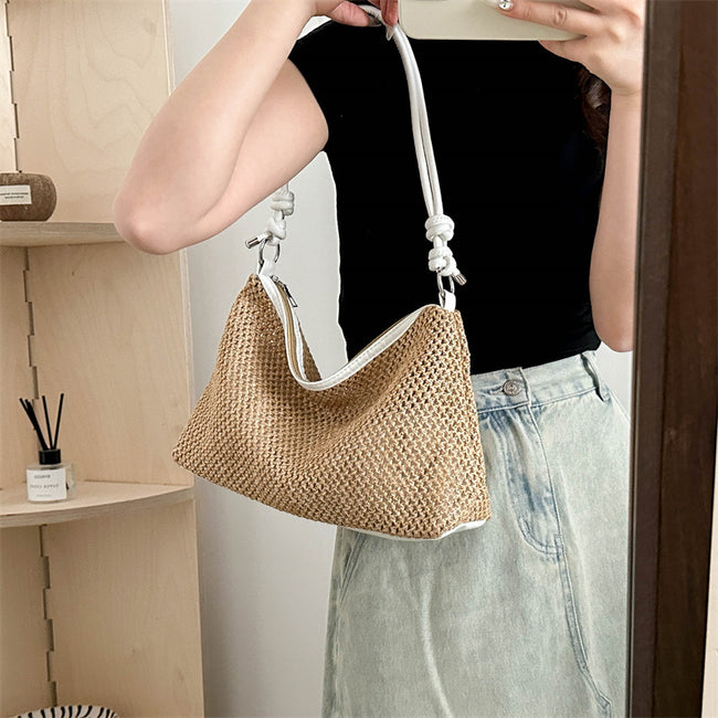 Sac Fourre-Tout Rétro Minimaliste Élégant Pour Femme Hover Image