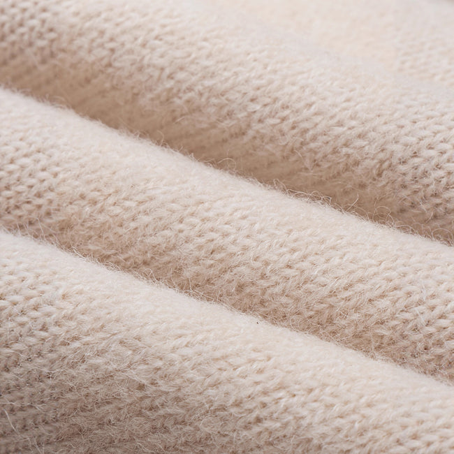 Haut décontracté en maille unie pour femme Main Image