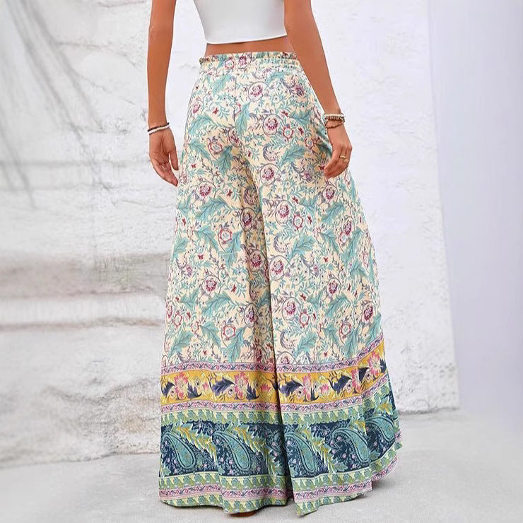 Robe longue bohème multicolore imprimée Sweet