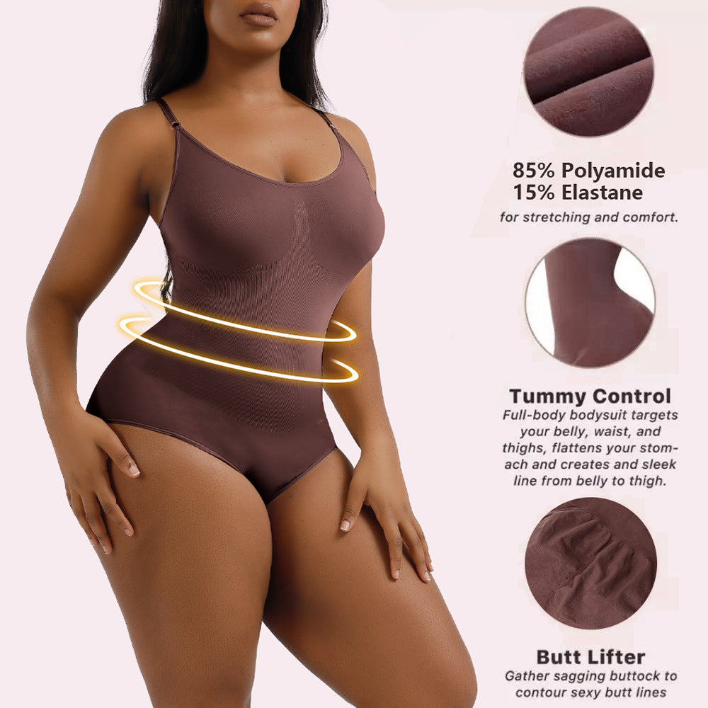 Gaine Post-partum Grande Taille Sans Couture Pour Femme