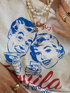 T-shirts Graphiques Rétro Tequila Femme Mignons Drôles Alcoo