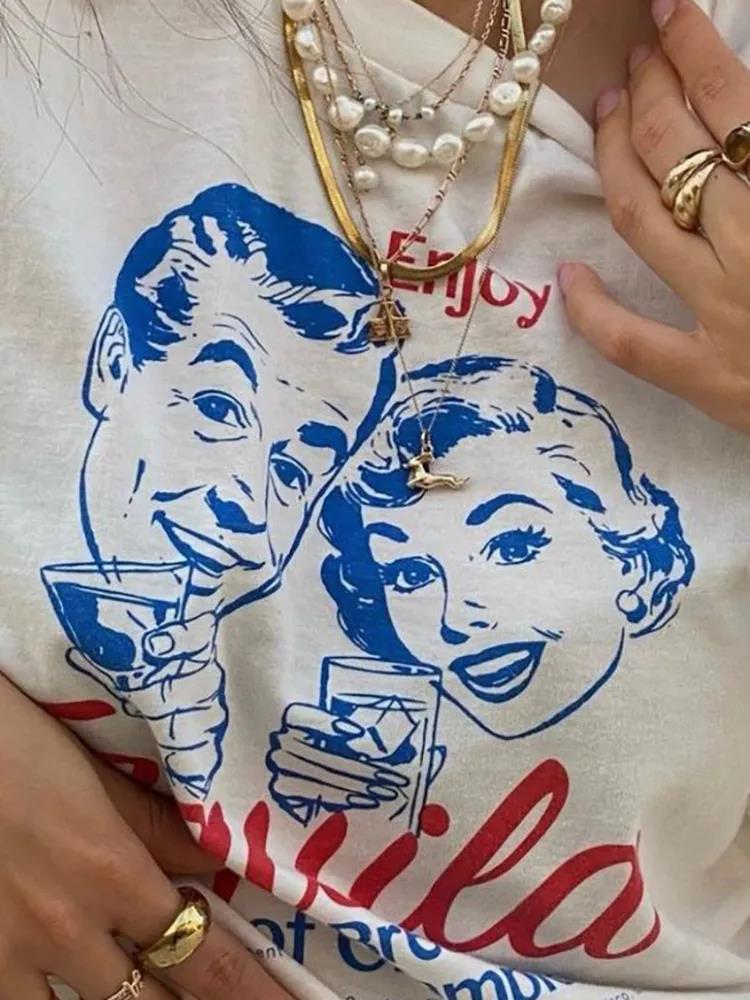 T-shirts Graphiques Rétro Tequila Femme Mignons Drôles Alcoo