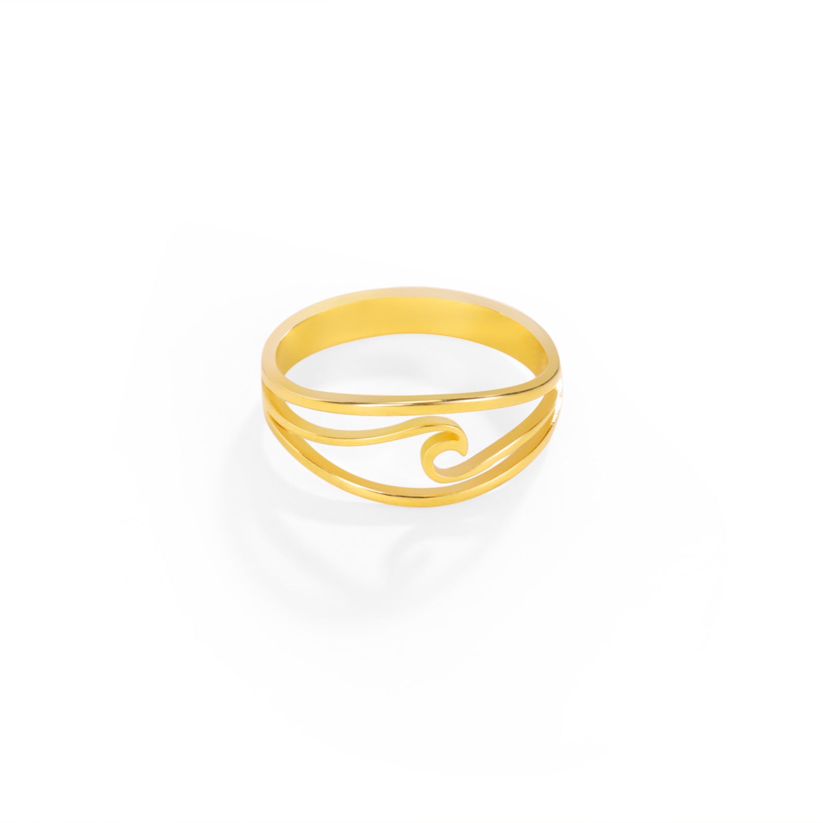 Bagues pour hommes et femmes en acier inoxydable, style minimaliste