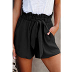 Short décontracté taille haute pour femme, idéal pour l'été