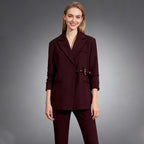Blazer irrégulier élégant pour femme
