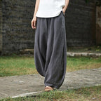 Tight Waist Plus Size Loose Trousers Women Casual Pants