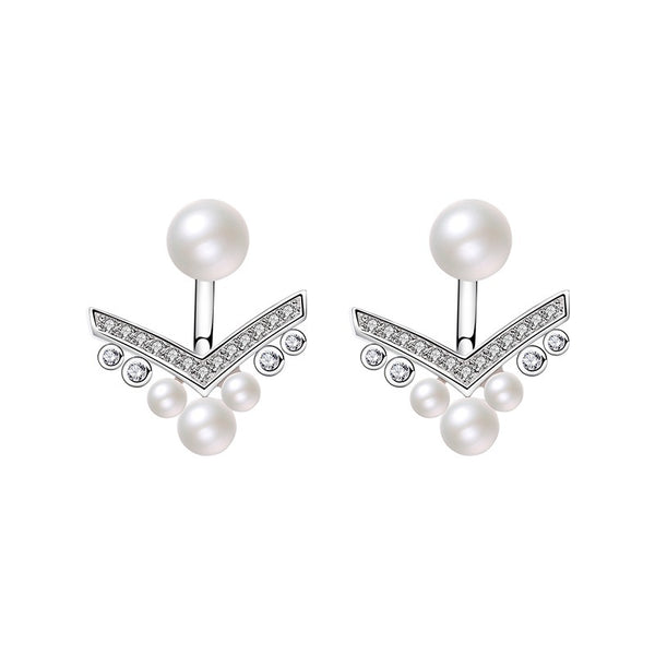 Boucles d'oreilles Damira en argent sterling S925 pour femmes