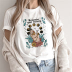 T-shirts pour femmes à imprimé Tarot de la Mode, hauts à motifs de dessins animés
