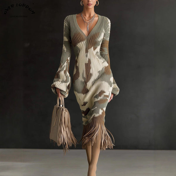 Creative Knitted Sweater Dresses For Women