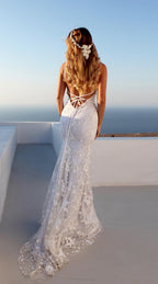 Robe de mariée sexy en dentelle pour femme