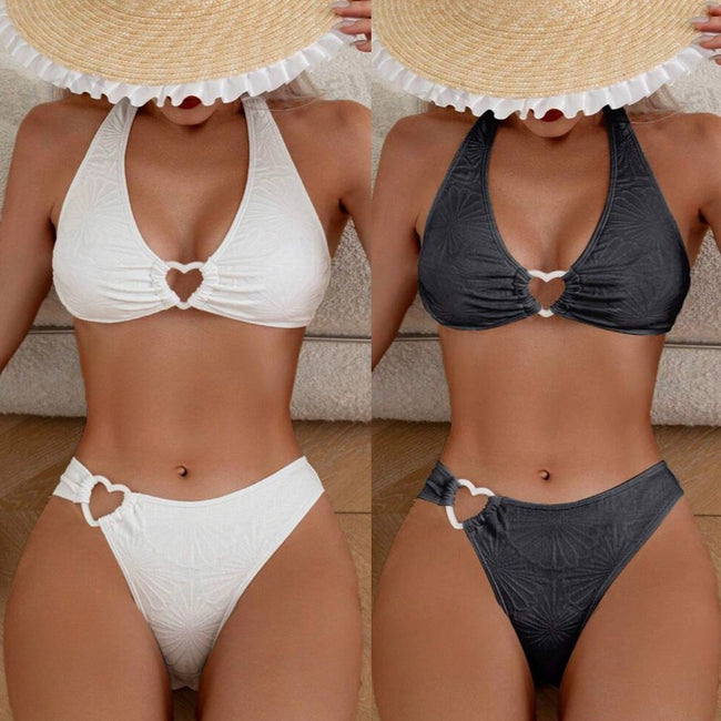 Ensemble de bikini dos nu sexy à licou pour femmes Main Image