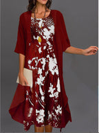Ensemble deux pièces robe en mousseline d'été