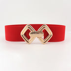 Décoration de joint de taille large pour femme avec ceinture élastique