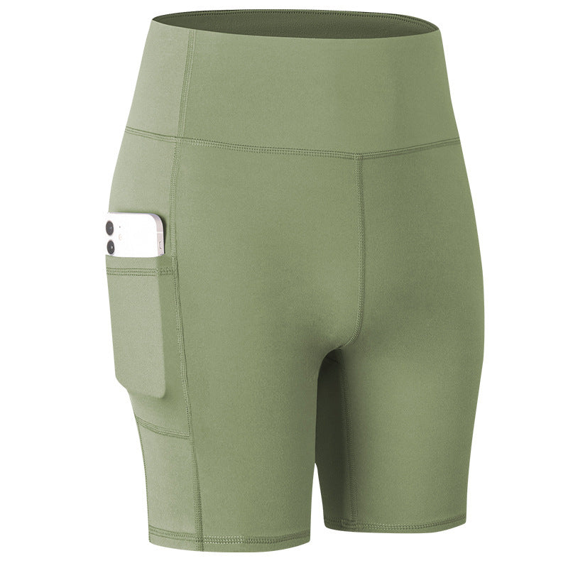 Nouveau Short de Yoga de Poche pour Femmes