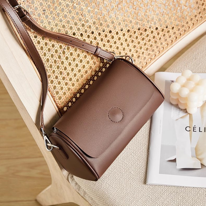 Mini sac à main rond fourre-tout sac à bandoulière pour femme