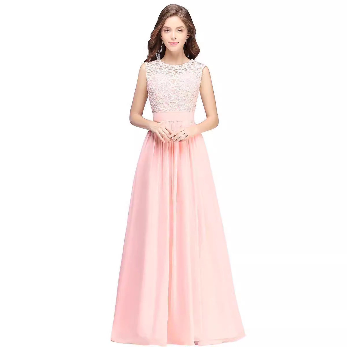 Robe de soirée élégante et sexy sans manches