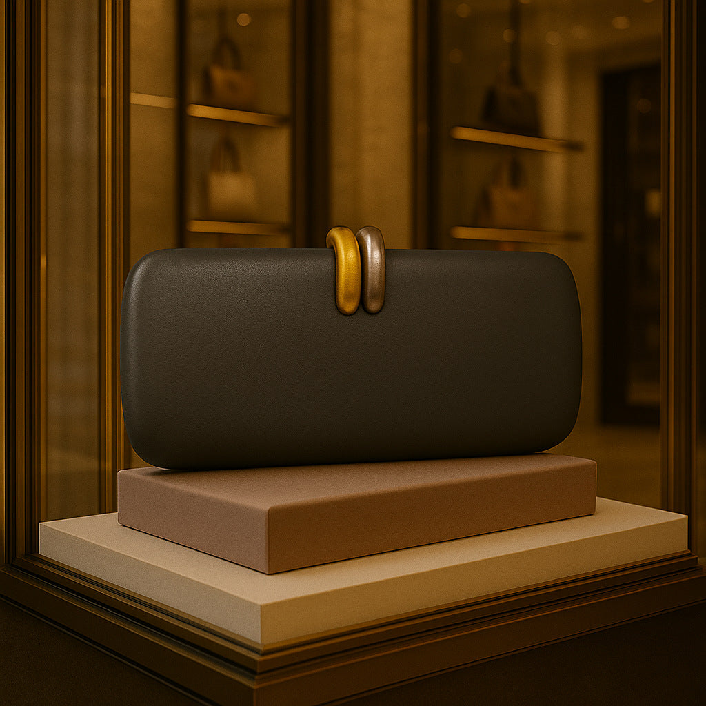 Sac de soirée à bandoulière en forme de pochette