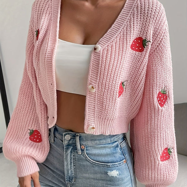 Manteau en tricot décontracté pour femme