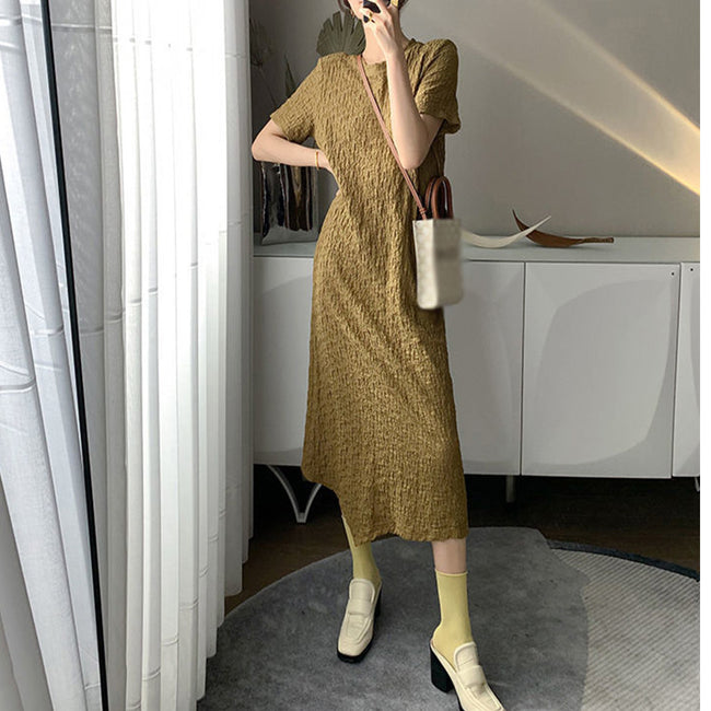 Robe de niche pour femme avec une sensation de texture et de design Main Image