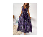 Robe imprimée à nouer pour femme