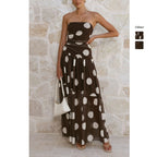 Longue robe en maille tendance pour femme