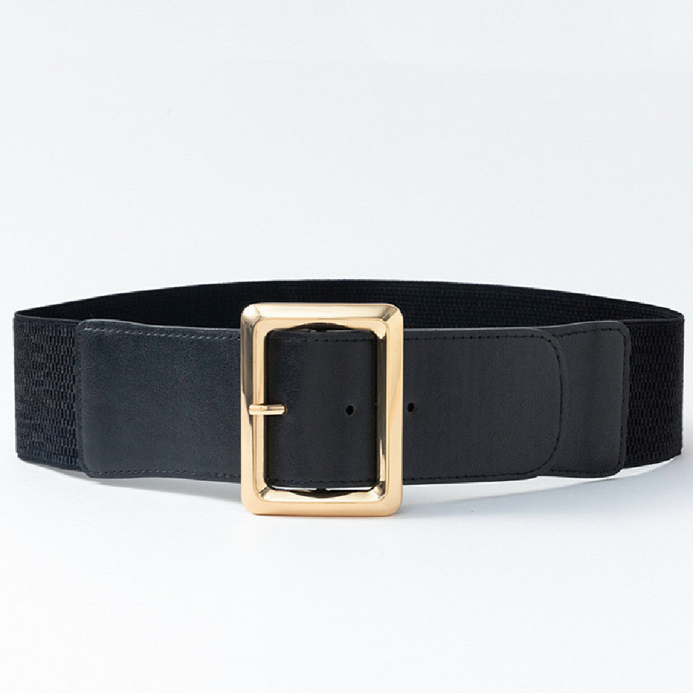Ceinture large élastique pour femme