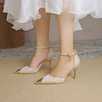 Escarpins polyvalents en satin antichoc pour femme