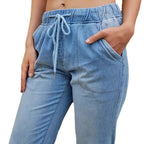 Jeans Femme Taille Élastiquée