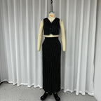 Women's Suit Fashion Leisure Commute Long Skirt Two-piece Set
