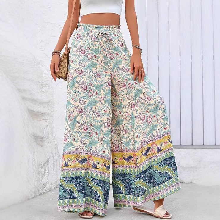 Robe longue bohème multicolore imprimée Sweet
