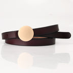 La nouvelle version coréenne de la ceinture fine tout-aller pour femme