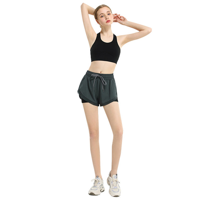 Shorts de yoga extensibles moulants de course fitness pour femmes Main Image