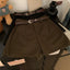 Shorts de costume tendance en laine pour femme