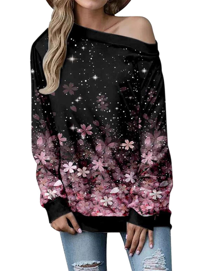 Pull à motif créatif pour femme Main Image