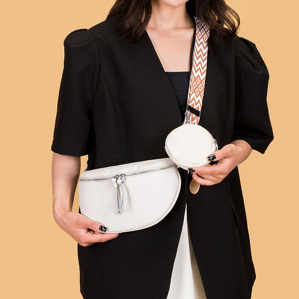 Nouveau Sac à Bandoulière en Cuir pour Femme