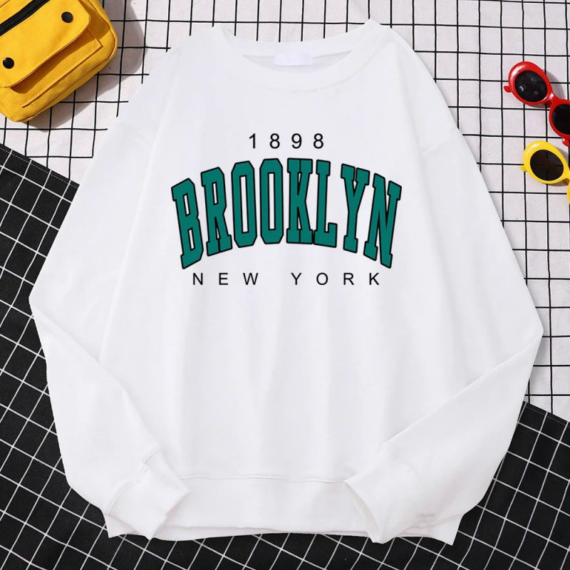 Sweats femme automne kawaii 1898 Brooklyn