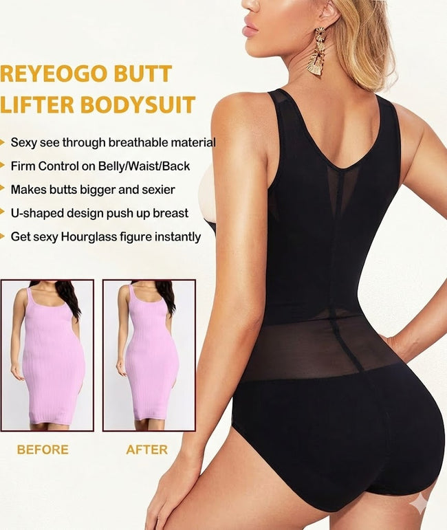 Body gainant pour femme, contrôle du ventre, rehausseur de fesses, culotte taille haute, corset amincissant le corps Main Image