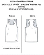 Waist Slimming Yoga Vest Shaping Sports Top For Women