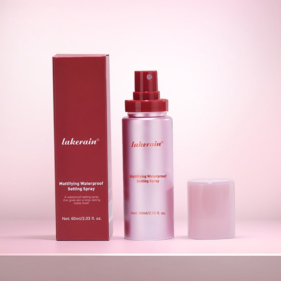 Spray fixateur de maquillage longue tenue effet mat imperméable